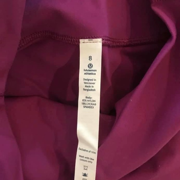 Lululemon wunder under deep fuchsia - Picture 3 of 4